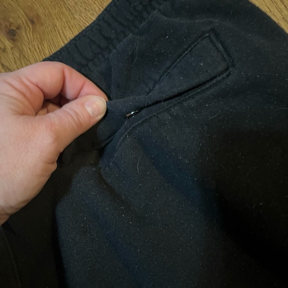 Nike Just Do It Sweatshorts Black Retro Box Logo Men's size Medium - Picture 5 of 7